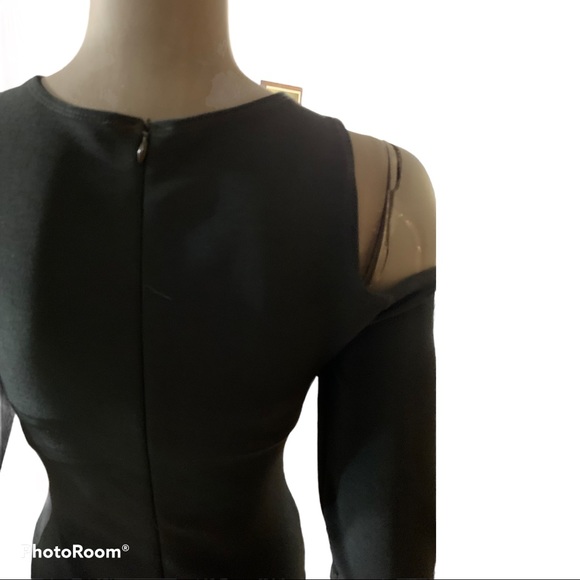 Vintage 90’s Expo Nite cold shoulder maxi dress - Picture 4 of 11